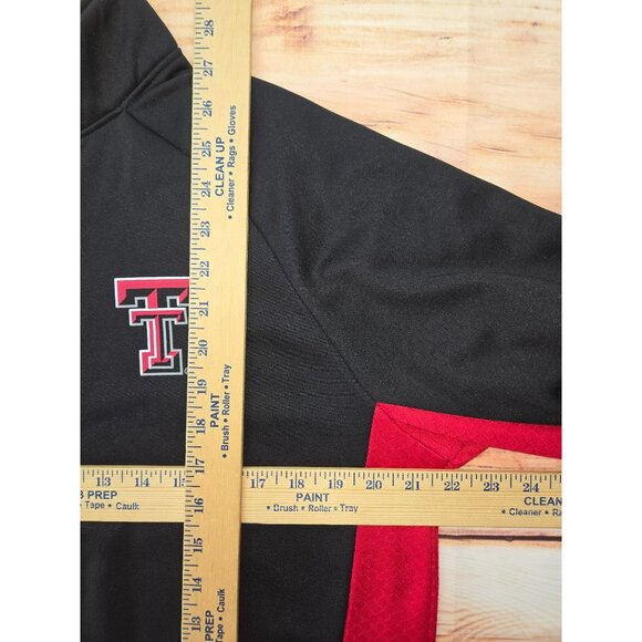 Texas Tech Red Raiders 1/4 Zip Pullover Jacket Medium Colosseum - Picture 7 of 7